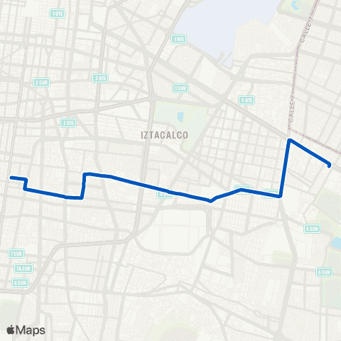 STE Villa de Cortés - Apatlaco - Tepalcates map