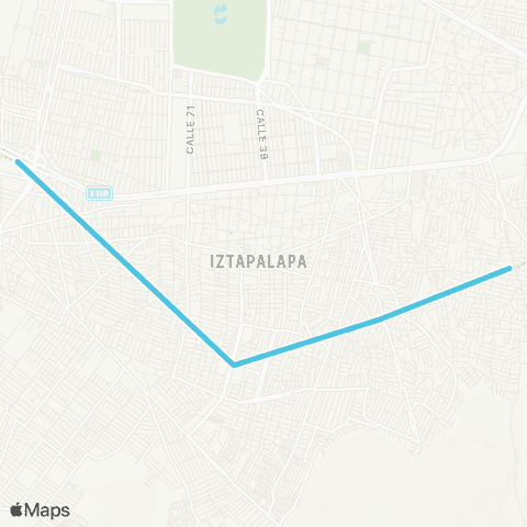 STE Constitución de 1917 a Santa Marta map