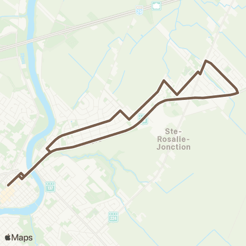 Ville de Saint-Hyacinthe L'Assomption / Sainte-Rosalie map