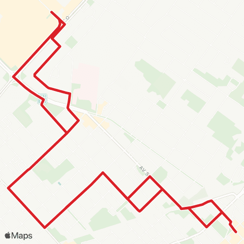 Ville de Saint-Hyacinthe Saint-Sacrement ouest map