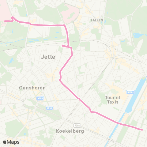 STIB UZ-VUB - Gare du Nord map