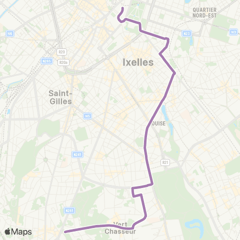 STIB Gare Centrale - Héros map