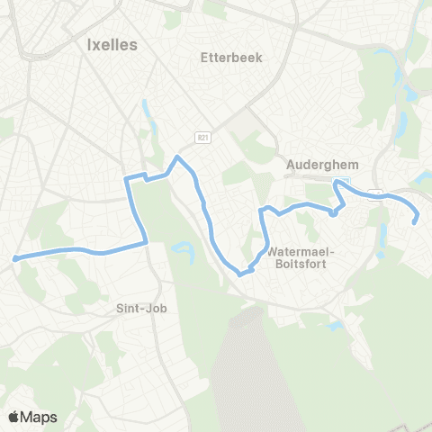 STIB Héros - Transvaal map