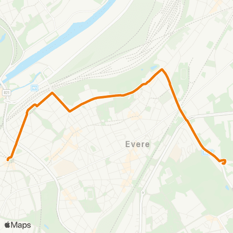 STIB Schaerbeek Gare - Jules Bordet map