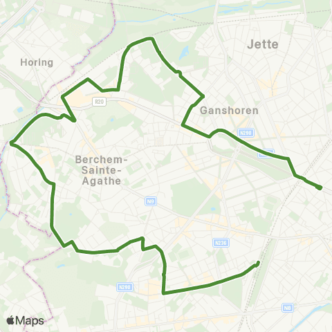 STIB Simonis - Beekkant map