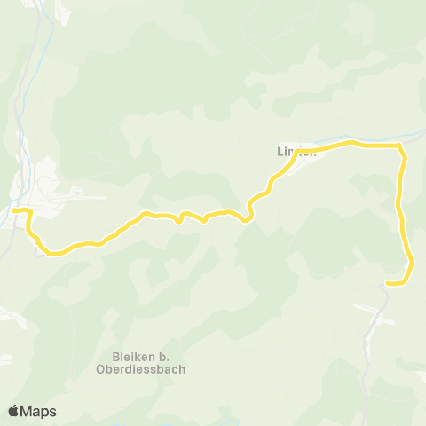 STI Bus Heimenschwand, Post - Oberdiessbach, Bahnhof map