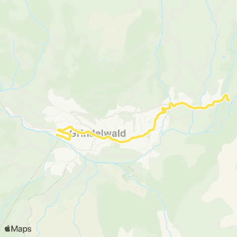 STI Bus Grindelwald, Oberer Gletscher - Grindelwald, Terminal map
