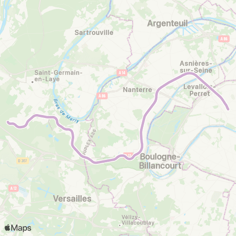 SNCF Gare St-Lazare <>︎  Cergy-le-Haut • Versailles-Rive-Droite • St-Nom-la-Bretèche map