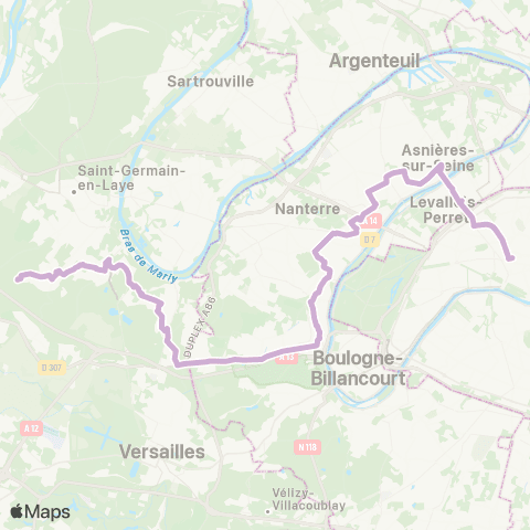 Substitution Transilien/TER SNCF Bus de substitution Train L map