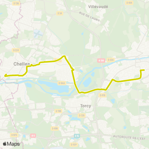 Île-de-France Mobilités St-Laurent (Rue Brébion) <> Av. des Martyrs map