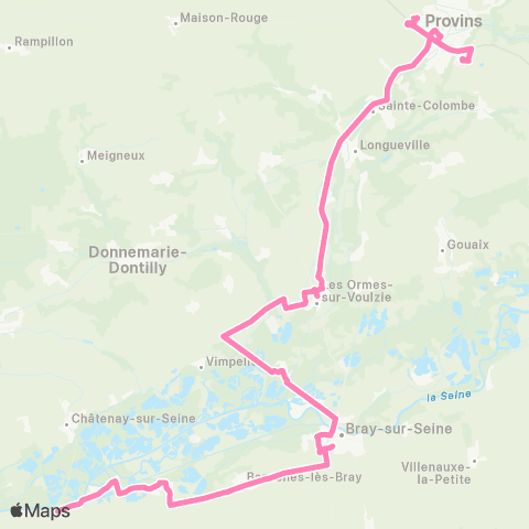 Île-de-France Mobilités Ville Haute <> Mairie map