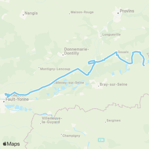 Île-de-France Mobilités Lycée André Malraux <> Corps de Garde map