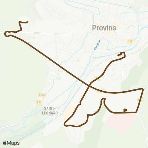 Île-de-France Mobilités Ville Haute Quai 5 <> Gare SNCF Quai 1 map