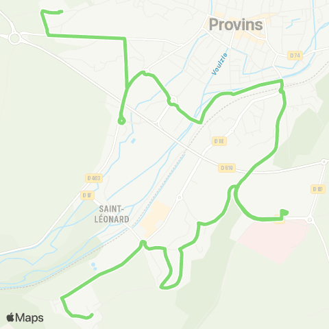 Île-de-France Mobilités Centre <> Ville Haute Quai 2 map