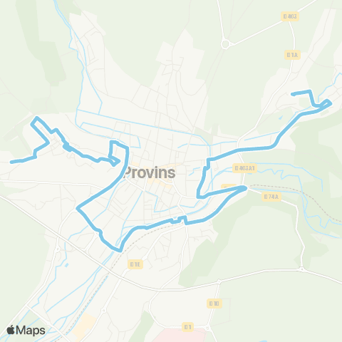 Île-de-France Mobilités Ville Haute Quai 2 <> Lotissement map