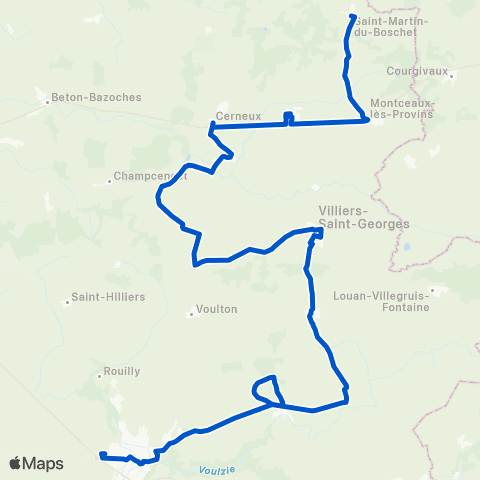 Île-de-France Mobilités Ville Haute Quai 3 <> Mairie map