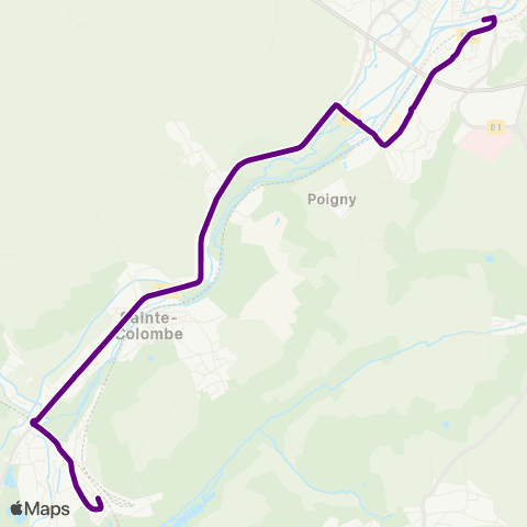 Île-de-France Mobilités Gare SNCF <> Gare SNCF Quai 3 map