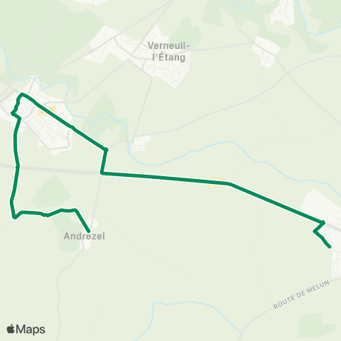 Île-de-France Mobilités Collège Nicolas Fouquet <> Salle des Fêtes map