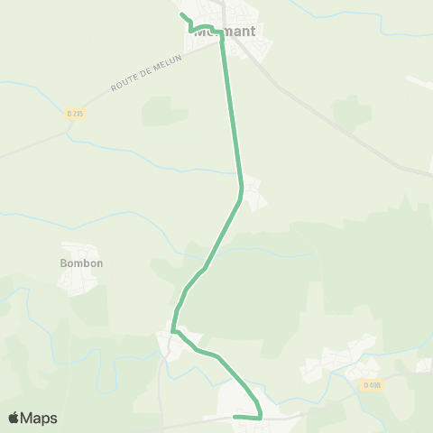 Île-de-France Mobilités Collège Nicolas Fouquet <> Château d'Eau map