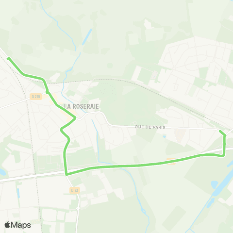 Île-de-France Mobilités Gare de Gretz-Armainvilliers <> Gare de Tournan map