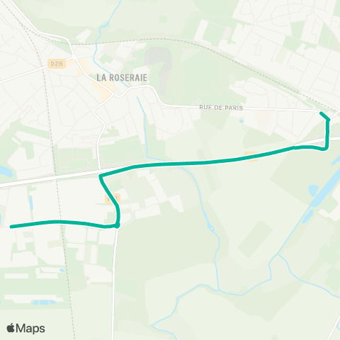 Île-de-France Mobilités St-Éloi <> Gare de Tournan map