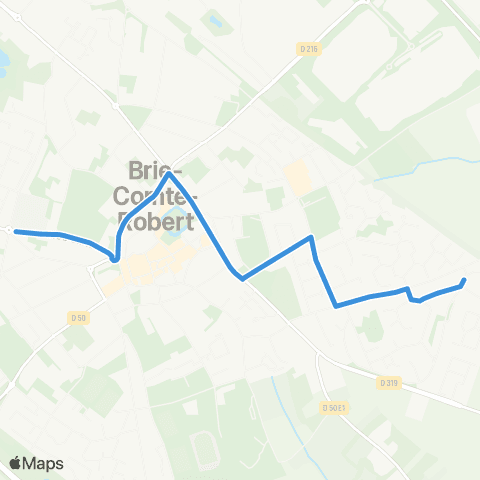 Île-de-France Mobilités Rue de Verdun <> Beau - Mendès France Collège Georges Brassens map