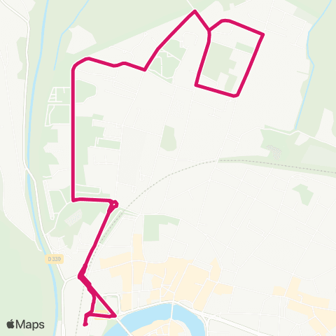 Île-de-France Mobilités Gare de Meaux (Quai 4) <> Gare de Meaux (Dépose) map