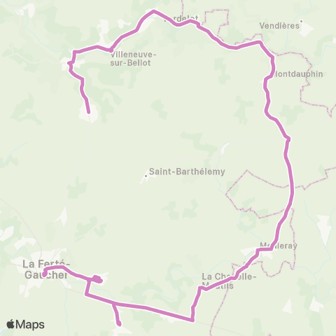 Île-de-France Mobilités Grand Doucy <> Promenades map