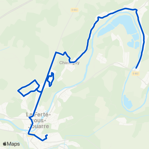 Île-de-France Mobilités Collège les Glacis <> Mairie map