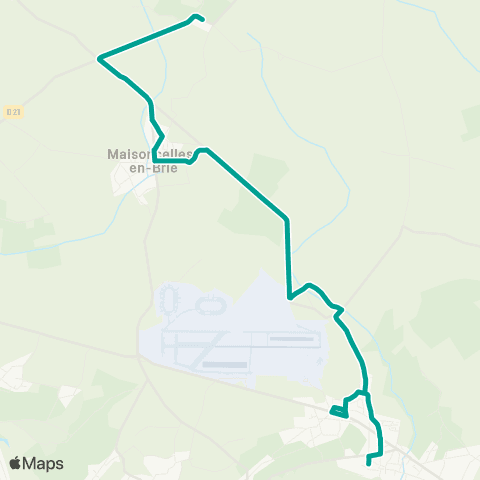 Île-de-France Mobilités Collège George Sand <> Église map