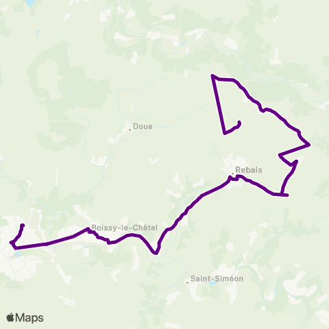 Île-de-France Mobilités Cité Scolaire Quai 2 <> Pl. de l'Église map