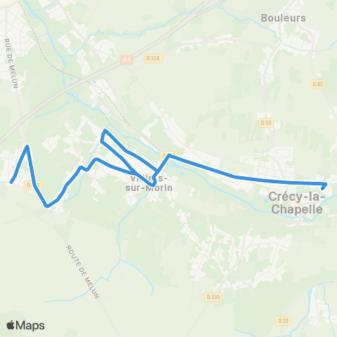 Île-de-France Mobilités Rond Point Rd436 <> Collège Mon Plaisir map