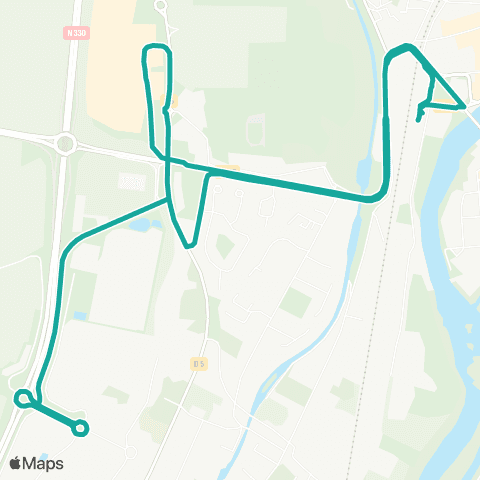 Île-de-France Mobilités Gare de Meaux (Quai 1) <> Gare de Meaux (Dépose) map