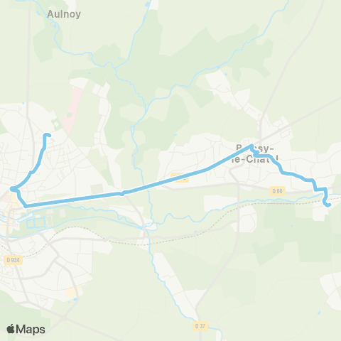Île-de-France Mobilités Lycée la Bretonnière <> Cité Scolaire map