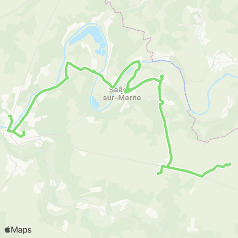 Île-de-France Mobilités Gare de la Ferté-sous-Jouarre (Quai d) <> Villaré map