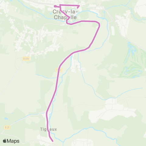 Île-de-France Mobilités Collège Mon Plaisir <> Cimetière map