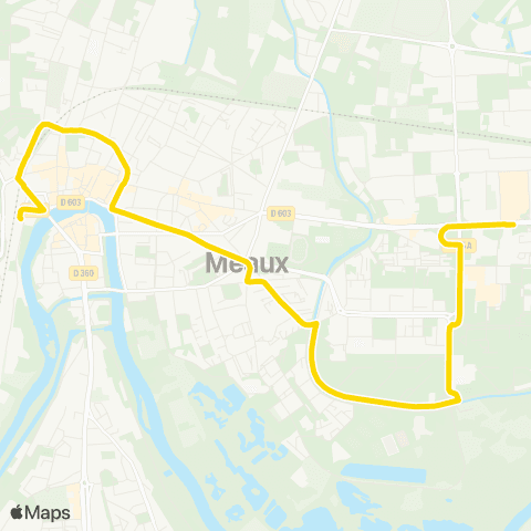 Île-de-France Mobilités Georges Claude <> Gare de Meaux (Dépose) map