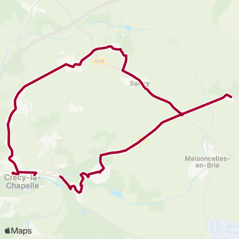 Île-de-France Mobilités Collège Mon Plaisir <> La Chapelle map