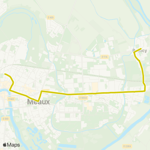 Île-de-France Mobilités Jean Rose <> Mairie map