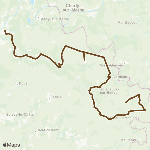 Île-de-France Mobilités Collège la Rochefoucauld (Quai e) <> Gibraltar map