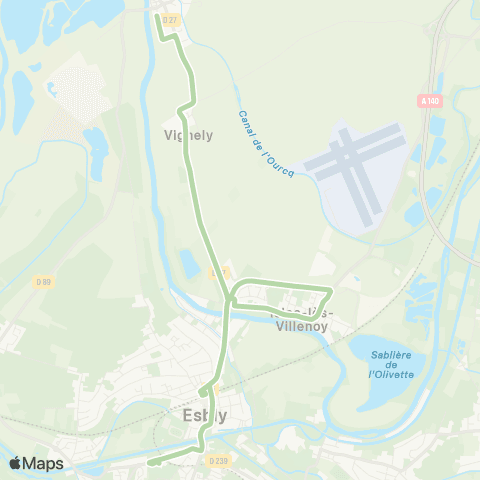 Île-de-France Mobilités Collège Louis Braille <> Rue des Prés map