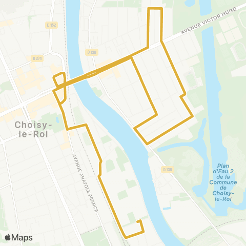 Île-de-France Mobilités Ctm <> Ctm map