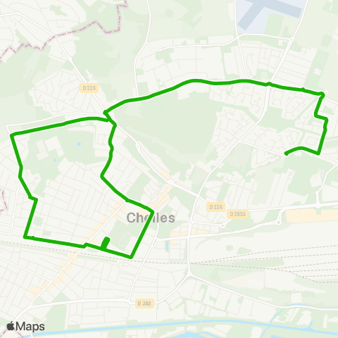 Île-de-France Mobilités Cité Scolaire <> Bois Madame map