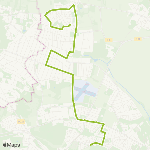 Île-de-France Mobilités Jacobsen <> Cité Scolaire map