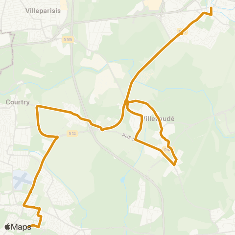 Île-de-France Mobilités Cité Scolaire <> Mairie map