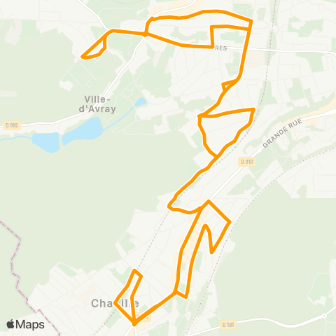 Île-de-France Mobilités Monastère <> Monastère map