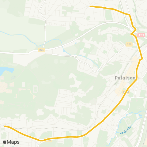 Île-de-France Mobilités Gare de Lozère <> Marché du Pileu map