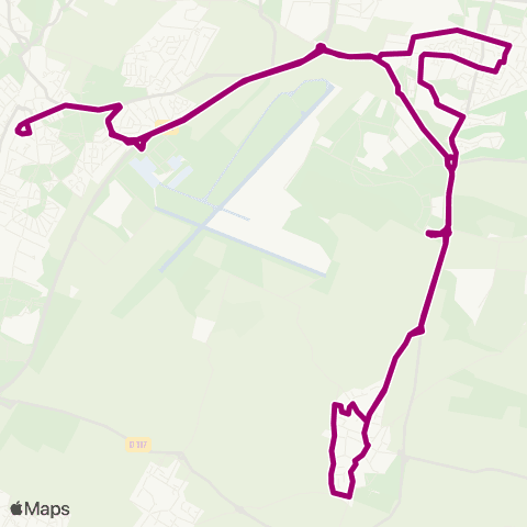 Île-de-France Mobilités Gare de Brétigny Place <> Gare Place map