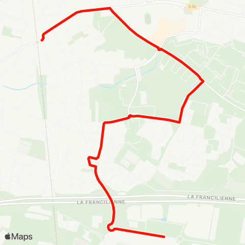 Île-de-France Mobilités Noue Rousseau <> Gare de St-Michel-s/-Orge map