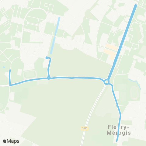 Île-de-France Mobilités Collège Paul Éluard <> Hôp. Henri Manhès map